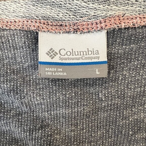 COLUMBIA SPORTSWEAR Shirt L Womens Grey Aztec Print Boho‎ Top Size Large - Picture 10 of 11